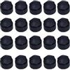 ZHJLUT Bulloni ruota Per A3 A4L Q7 2017-2019 | 4M0601173E Veicolo TyreHub Tappo Copertura Nero