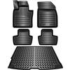 ELMASLINE Set di tappetini in gomma 3D e vasca per bagagliaio per Volvo XC-60 (XC60) 2017 - 2025, adatto solo plug-in ibrido!