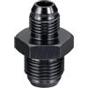 QUARKZMAN AN6-AN8 Raccordo Maschio per Carburante Adatto a 9/16-18 UNF e Foro da 1/2 Lunghezza 1.54 Alluminio Raccordo Dritto Maschio Adattatore per Tubo Carburante per Autoveicoli Nero
