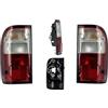 EASYSHOP24H Set 2 Faro Fanale Fanalino Posteriore Destro e Sinistro Per Hilux Pick Up da 1998 a 2005 Gruppo Ottico Luce Stop Lato Guidatore Passeggero Con Portalampade