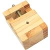 DIYEAH Morsa da Banco per Intaglio Legno e Pietra in Legno di Pino Base Robusta, Morsetto per Lavorazione Artigianale, Set per Scultura Sigilli, per Falegnami e Artisti Creativi