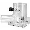 predolo Base Trasparente con Raccolta Polvere Materiale PC Addensato Base per Rifilatore Resistente Alle Cadute e All'usura per Officina, Dongcheng