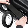 IGTOPS Pellicola protettiva per vernice auto, protezione per soglia della porta auto, adesivo per soglia della porta auto, pellicola protettiva per modanature auto universale (Nero, 3cm * 10M)