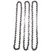 Mozulon 3 catene for motosega mini da 8 pollici e 47 maglie for potatura e lavorazione del legno, passo da 1/4 di pollice