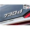 badgeswelt E902 730d Emblema scritta 730 d Badge auto adesivo 3D Car Sticker cromo decalcomania