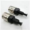 LVYXON Asta adattatore con attacco da 1/4 e opzioni a doppia filettatura 3/8-24 UNF o 1/2-20 UNF per uso utensile (B)