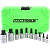 OEMTOOLS 23906 - Set di 10 bussole magnetiche triple quadrate per veicoli europei, con custodia robusta