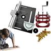 Generic Kit di sollevamento per fresatrice, base per piastre per fresatrice da tavolo, inserto per da tavolo, di piastra di base, kit di sollevamento manuale, strumenti per incisione per