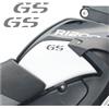 BLACK DOVES GRAPHICS 2pz Adesivi Compatibili Fiancate Serbatoio Motorrad R 1200 GS Adventure R1200 (Grigio)