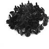 A ABSOPRO Rivetto 5x4mm Dia Spinta Pin Rivestimento Fermi Plastica Nero(100Set)
