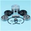 DORFEY Adatto for Partner 350 351 352 370 371 390 401 420 Parti di ricambio for motore for motosega Kit paraolio perno pistone da 41,1 mm, cuscinetto albero motore