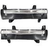 URAGER Faro Anteriore 1 Paio Per Jeep Per Compass 2017 2018 2019 2020 Auto LED DRL Luce Marcia Diurna Con Indicatore Direzione Giallo Gruppo Faro Auto