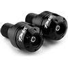 CXEPI Contrappesi per manubrio,Set Moto Manubrio Blocco Manopole Tappo Alluminio per Yam&aha TMAX560 TMAX 560 Tech MAX TMAX 2022 2023 2024(Non adatto per TMAX 2008-2021),Nero