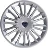 Rixto Kit di 4 copricerchi adattabili - per LANCIA YPSILON (logo nuovo)- diametro 15 - non originali