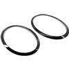 Shkalacar 2 Pezzi Anello decorativo per faro di ricambio per BMW Mini Cooper F55/F56/F57 2014-2021 OEM 51137300631, 51137300632, 51712355791, 51712355798