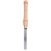 Hztyyier Utensile per Tornio per Legno Obliquo per Lavorazione del Legno Triangolare Manico in Faggio Scalpello HSS Ad Alta velocità Utensile per Tornitura Singolo per Legno Angolato
