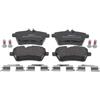 FERODO Kit pastiglie freni Anteriore predisposto per visualizzazione avviso usura con accessori FDB1593 Compatibilità con MERCEDES-BENZ Classe A W169