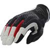 Acerbis Crossover Motorradhandschuhe, nero/grigio/rosso, L