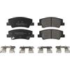 FEBI BILSTEIN Kit pastiglie freni Posteriore con segnalatore acustico usura 186399 Compatibilità con HYUNDAI Tucson NX4, NX4E, KIA Sportage V NQ5
