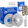 Generic ATE CS-42001819 Kit dischi e pastiglie Assale posteriore con bulloni pinza freno pieno