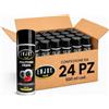 ENJOY TECH Pulitore Freni Spray 24x500ml Professionale - Sgrassante Rapido per Auto, Moto e Bici - Rimuove Grasso, Olio e Ferodo Senza Residui - Sicuro su Plastiche e Gomma con Valvola 360°