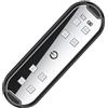Generic Battitacco a LED per auto, ricaricabile tramite USB, luce di cortesia ambientale, luce di cortesia colorata lampeggiante, anti retromarcia, interne per una maggiore sicurezza