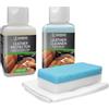 SARMAN Arman 1592365 Kit di Pulizia Prodotto per Pelle | Confezioni da | 4 Kit Pulizia e Protezione Pelle Auto: Detergente e Protettivo