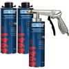 REJEL Dinitrol 4941 Underbody cera (nero) 3 x 1 litro lattine (con tappo a vite Schutz Style) e 1 x Schutz Style Spraygun