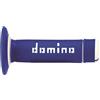 MES Domino MANOPOLE BICOLORE BLU/BIANCO PER MOTO OFF ROAD ENDURO/CROSS IN MATERIALE BICOMPONENTE Lunghezza: 118 mm Accessori: 97.5595.04-00