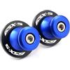 ZESIDIMO Per GSX-S750 GSX-S1000 Accessori M8 Forcellone Cavalletto (Blu) | 2 Pezzi Nottolini GSX S1000 S750 gsxs 750 1000 F-ABS GSX-S 125 150 Alza Moto Supporti