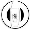 AZgraphishop PROTEZIONE TAPPO BENZINA IN RESINA 3D COMPATIBILE CON DUCATI SCRAMBLER GP-545(M) (White)