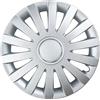 LEOPLAST Copricerchi 15 pollici Serie/Kit argento Copricerchi Auto WIND 15