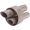 ZYOTRI Terminale Scarico Moto Silenziatore Di Scarico Universale Per Moto Da 54,5 Mm DB Killer Silenziatore Rimovibile Riduce Il Rumore Eliminatore Di Suoni Modificato Moto Scarico Terminale (Misurare : B)