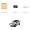 HOFFCAR Kit tagliando 3 filtri compatibile con Fiat Multipla 1.6 Natural Power 77kw 2008