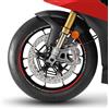 labelbike Adesivi Moto Cerchi Compatibile con Ducati