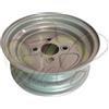 ECOVELO CGATFI11 Cerchio 10 Attacco F I A T (58x98 mm) per Ruote Carrello RIMORCHIO APPENDICE con GOMME da 4.00/4.50-10
