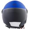 BHR Casco Demi-Jet 832 MINIMAL, Casco Scooter Omologato ECE 22.06 Leggero e Compatto, Ideale per Città e Sottosella, Blu Opaco, XL