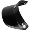Dickly Visiera parasole per casco, 3 bottoni a pressione, retrò, visiera parasole per caschi con 3 pulsanti, sostituisce i mezzi caschi, nero