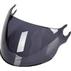 Shiwaki Visiera del casco Lente antigraffio Flip up Lente del parabrezza Visiera per LS2 of562 Sostituzione degli accessori Parti Facile da installare - Grigio