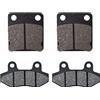 AHL 2 paia di pastiglie freno moto anteriori e posteriori sono compatibili con MASH Black Seven 250cc 2017-2020 /Café Racer 250cc 2017-2018/Two Fifty 250 2017-2020