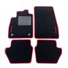 ASC tappetino tappeto tappetti auto compatibili con FORD PUMA II dal 2019 PUMA HYBRID dal 2020 tappeti auto in moquette,bordo antiscivolo,battitacco in gomma 2 loghi ricamati