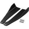 YSQIFBABD Kit Di Estensione Per Minigonne Laterali Da 48 Cm Per BMW Serie 3 F30 Berlina, Adesivo Per Copertura Splitter Canard Paraurti Posteriore Alettoni Laterali Auto(Nero lucido)