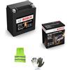 CLICK & GO COMPATIBILE CON BMW R RT 1200 per anno 2014 al 2018 BATTERIA BOSCH FA124 YTX16-BS IN GEL SLA FORNITA CARICA PER L'USO BATTERIE ATTIVE AGM 14 AH AMPERE 12 VOLT 150X87X161MM