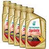 Petronas Kit 5X Sprinta Olio Motore 4T 100% Sintetico 4 Tempi F900 10W-40-5 Confezioni da 1L
