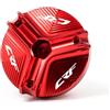 DALIDAK Tappo di riempimento dell'olio motore adatto for Honda CRF150R CRF300L CRF 300L 450 250R 250L 450R 450X CRF250M RALLY CRF 1000L 125R 150R Accessori(Red)