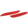EVGATSAUTO Riflettore Paraurti Posteriore, 1 Paio Riflettore Paraurti Posteriore 63142990863 Sostituzione Catarifrangente Paraurti Coda Rossa Sinistra Destra per E84 X1 2010-2015