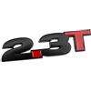 KARFRI Auto 3D metallo 3D 2,3 t Sticker di decasso di spostamento adatta for Ford Mustang Gt Shelby 2. 3t GT500 Adesivi for lo styling dell'emblema del baule del bagagliaio for auto logo (Color : B)