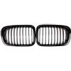 Mulcort 2Pcs Cappuccio paraurti anteriore Griglia rene Sostituzione griglia corsa per BMW Serie 3 E46 4 porte 1998-2001