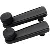 LKRGBXA Pulsantiera Alzacristalli 2 Pezzi Finestra Winder Maniglia Manovella Albero Manuale Sinistra Riparazione 357837581 Per VW Per Transporter T4 1990-1994 Per Passat 1982-1992 Motore Alzacristalli