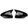 PaCsci Calotte Specchietti Per Hyundai Per Accent Per Solaris Per I30 2017-2022 2PCS Retrovisore Porta Laterale Copertura Dello Specchio Ala Cap Tappo Copri Specchietto(With Light Black)